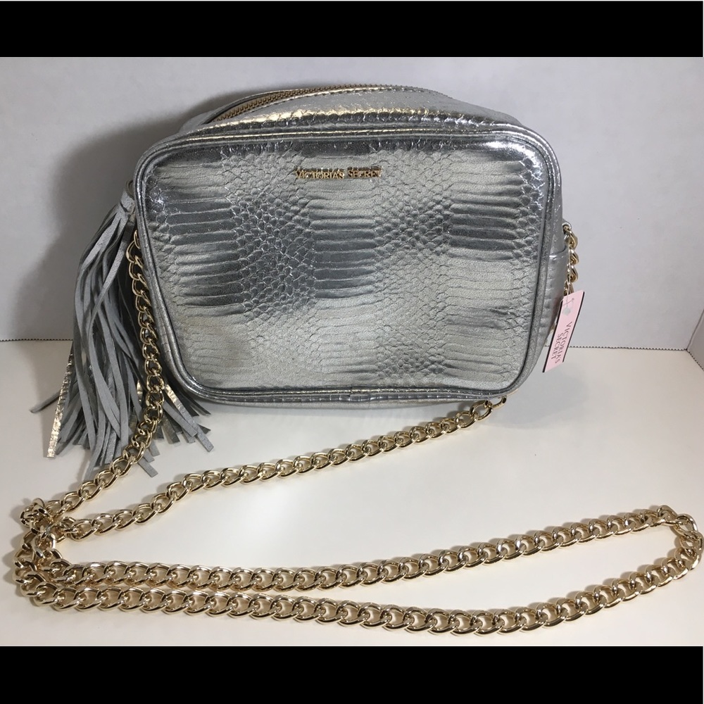 VS Silver Cross Body Bag - Picture 1 of 7